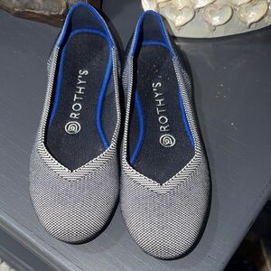 Rothy's Women's Gray and Blue Flats